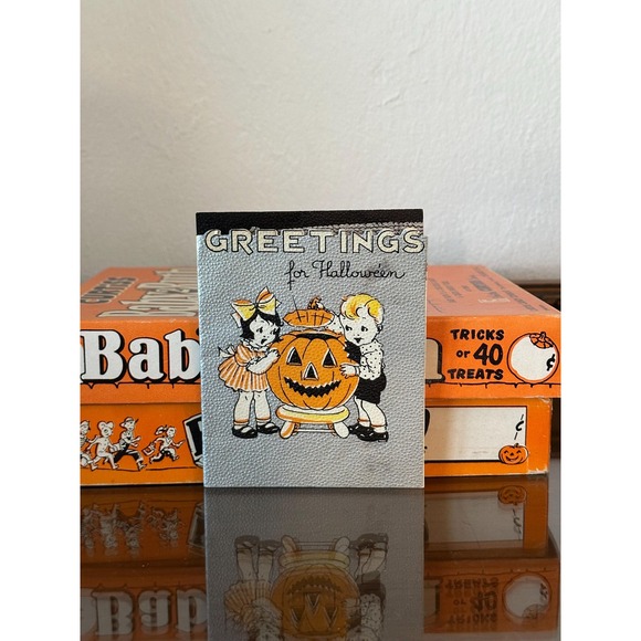 1939 Hallmark RARE Greetings for Halloween Greeting Card 4.5x4 USED -  www.rajagirimanappuram.com